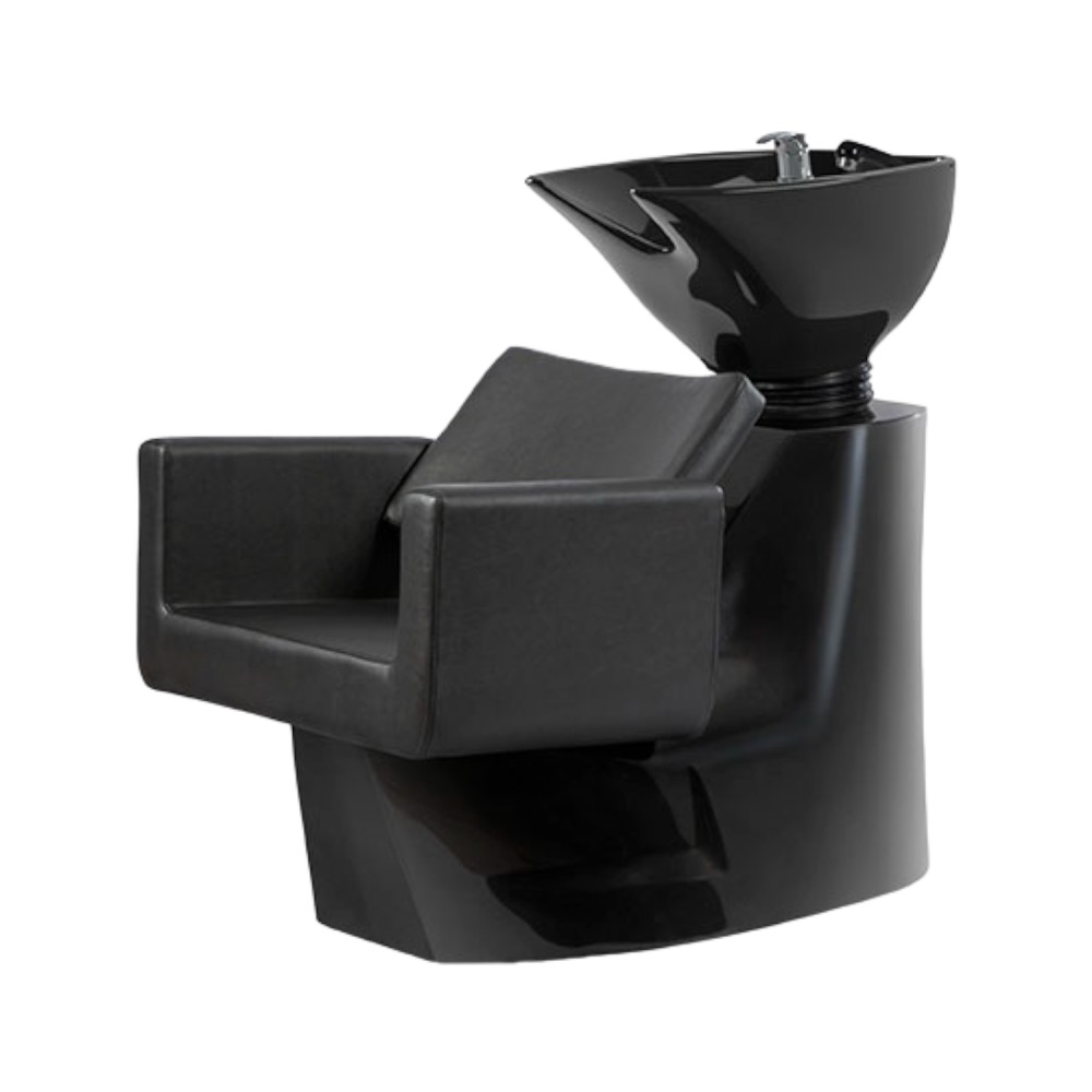 Weelko Knot Black High-End Shampoo Unit: Luxury Comfort for Salons -Weelko -Hair washing basin for hair salons