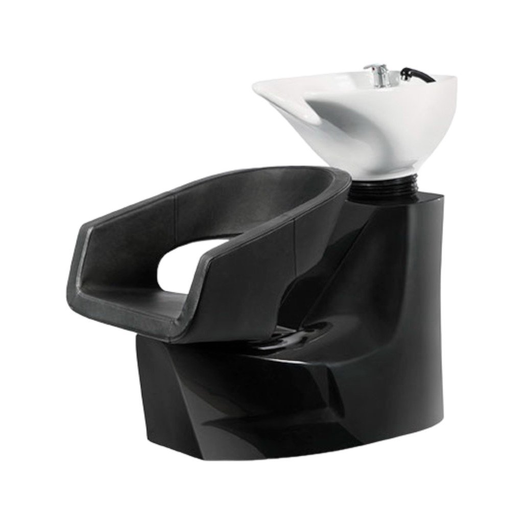 Bac de shampooing blanc moderne Weelko