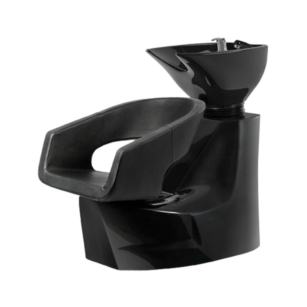 Lavabo Rolls Nero Weelko - Lavabicapelli moderno per saloni di bellezza