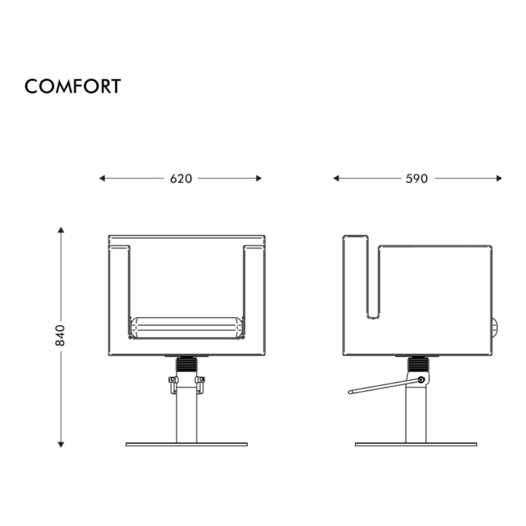 Sedia da taglio Comfort
