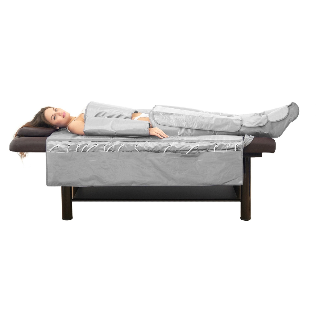 Pressothérapie 3 en 1 portable avec électrostimulation (EMS) et sauna infrarouge - i-Medstetic