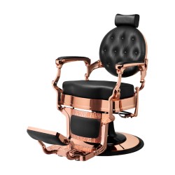 Sedia da barbiere Buzz Rose Nera - Vintage - Weelko -Weelko -Poltrone da barbiere