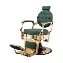 Weelko Barberstuhl Buzz Gold Grün Vintage -Weelko -Barbersessel
