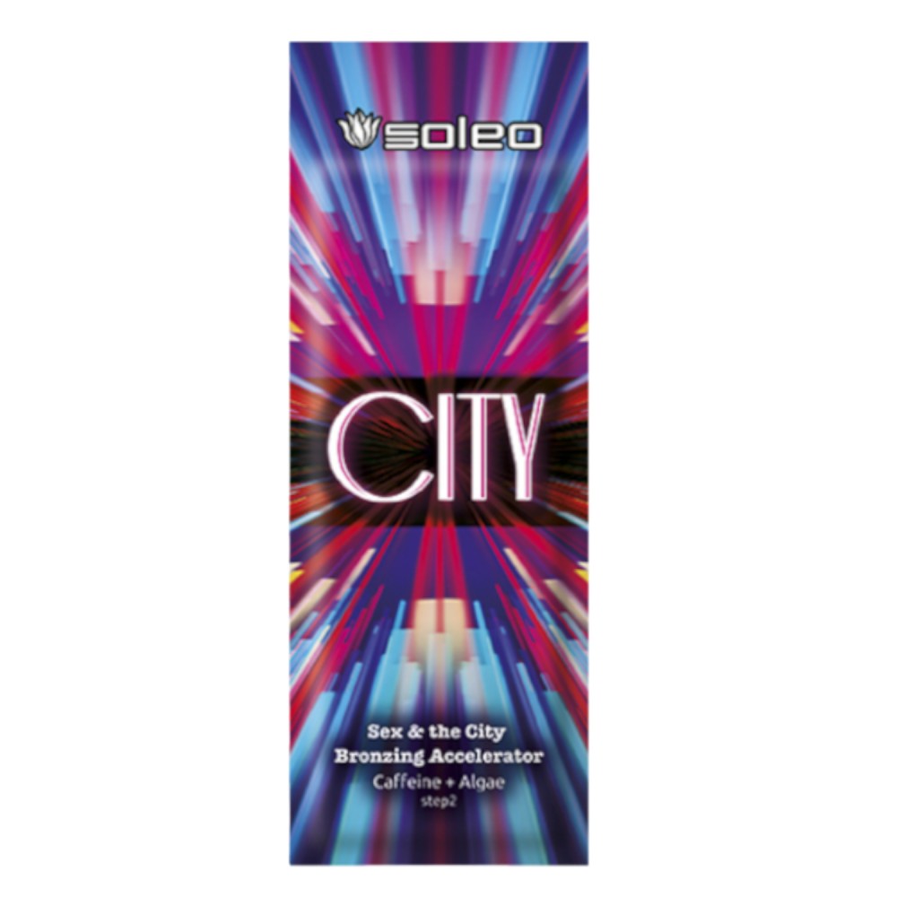 City 15ml Soleo con cafeína - Soleo - Acelerador de bronceado  -Soleo -Sobres Monodosis