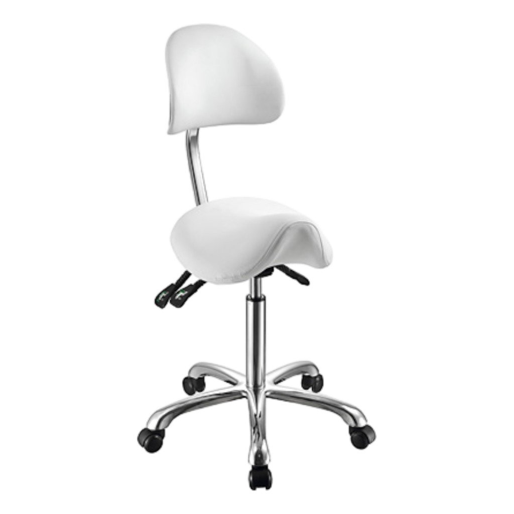 Taburete ergonómico con respaldo Weelko