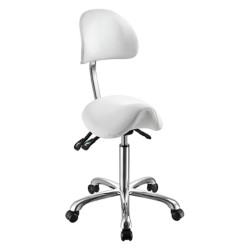 Taburete ergonómico con respaldo Weelko -Weelko -Taburetes Estética