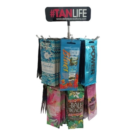 Pack Tanovations - Devoted con Expositor y 192 Sobres de Bronceado