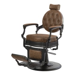 Sedia da barbiere Buzz Old Black Vintage - Weelko -Weelko -Poltrone da barbiere