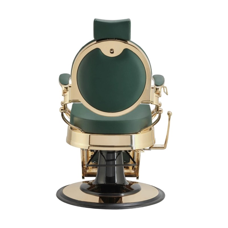 Buzz Gold Green Vintage Barber Chair by Weelko -Weelko -Barber chairs