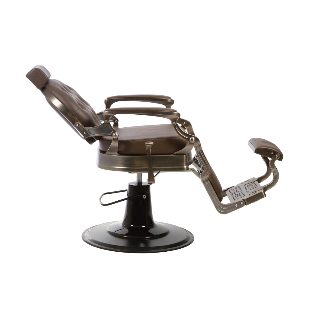 Cadeira de Barbeiro Vintage Buzz – Bronze Brown – Weelko