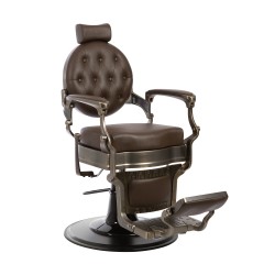 Sedia da barbiere Buzz Bronze Marrone - Vintage - Weelko