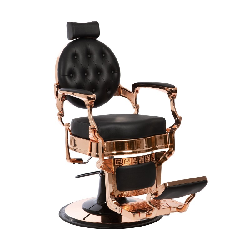 Sillón de Barbero Buzz Rose Black - Vintage - Weelko -Weelko -Sillones barbero