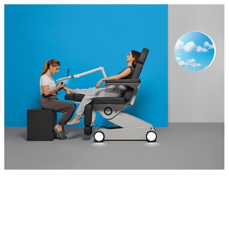 Weelko B'Light Grey 3-Motor Podiatry & Pedicure Chair -Weelko -Aesthetic treatment tables