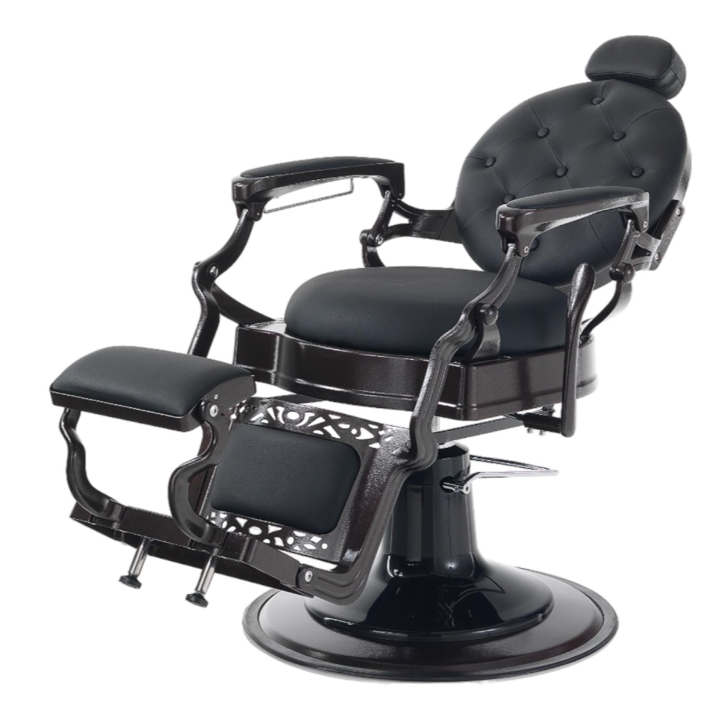 Cadeira de Barbeiro Prestige Black Vintage i-Medstetic