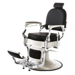 Black Master Barber Chair Vintage Retro by i-Medstetic -i-Medstetic -Barber chairs