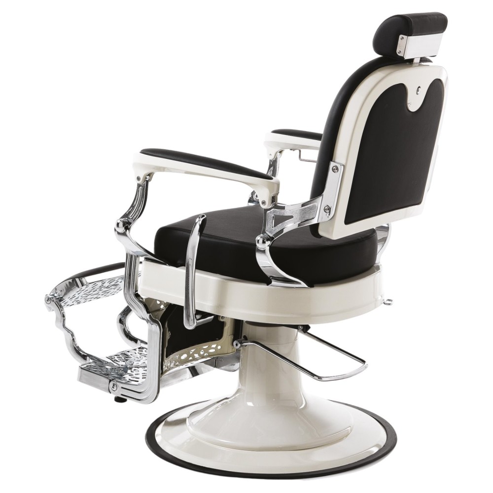 Black Master Barber Chair Vintage Retro by i-Medstetic -i-Medstetic -Barber chairs