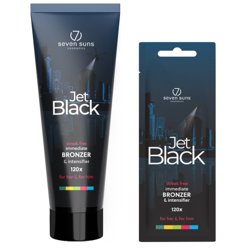 7suns Coloured JET BLACK 120x Bräunungsbeschleuniger 250 ml -7suns Cosmetics -7suns