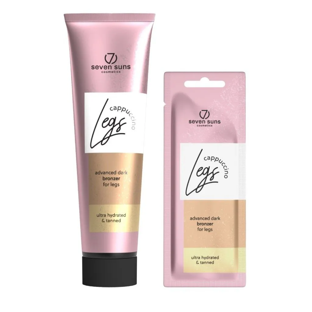 7suns Cosmetics Cappucino Legs 150ml - Acelerador de Bronceado para Piernas
