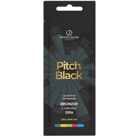 7suns Cosmetics PITCH BLACK 250x 15ml - Acelerador de Bronceado