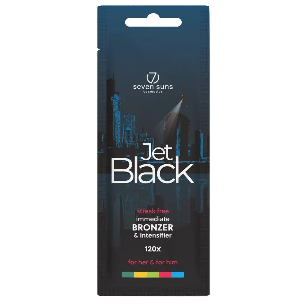 7suns Cosmetics Acelerador de Bronceado JET BLACK 120x 15ml