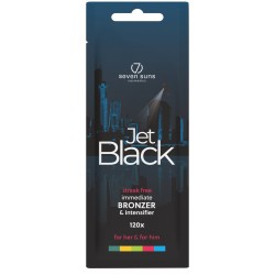 7suns Cosmetics Acelerador de Bronceado JET BLACK 120x 15ml -7suns Cosmetics -Sobres Monodosis