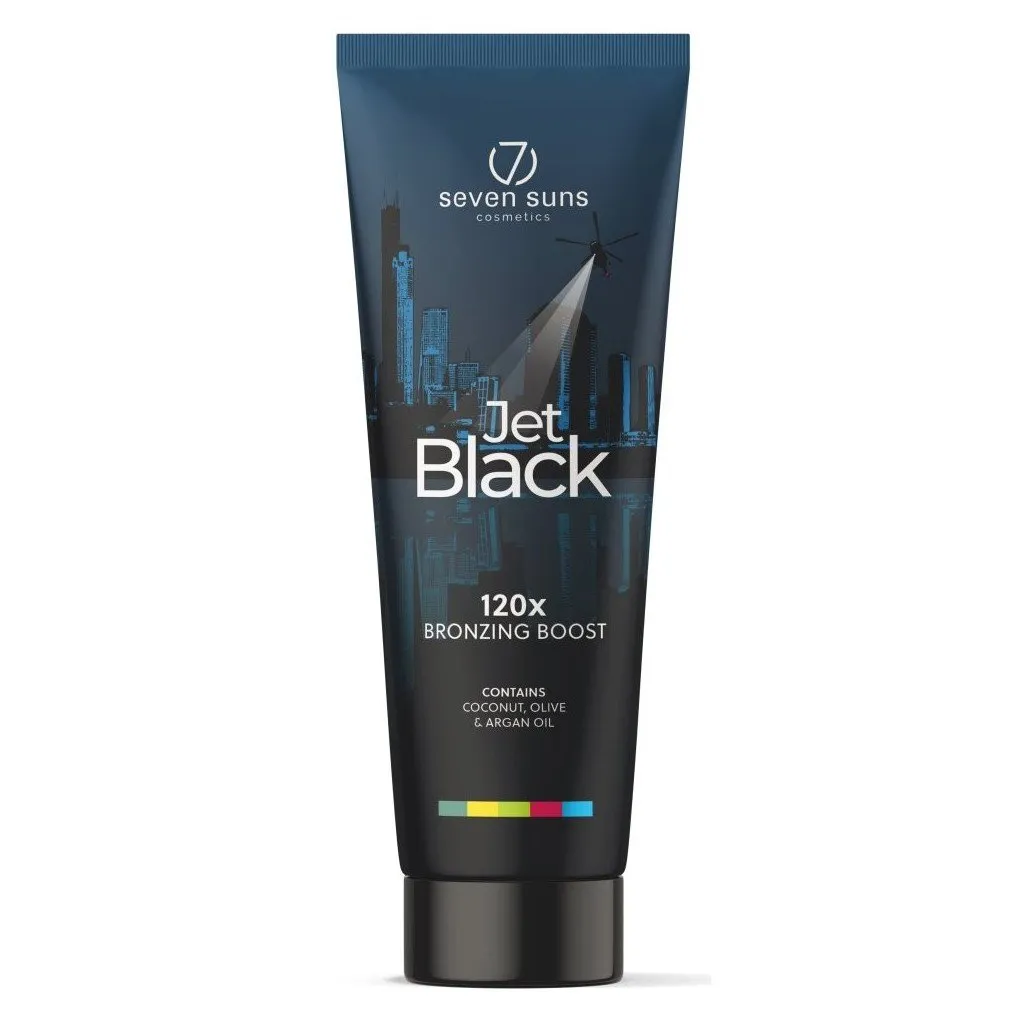 7suns Cosmetics Acelerador de Bronceado JET BLACK 250 ml