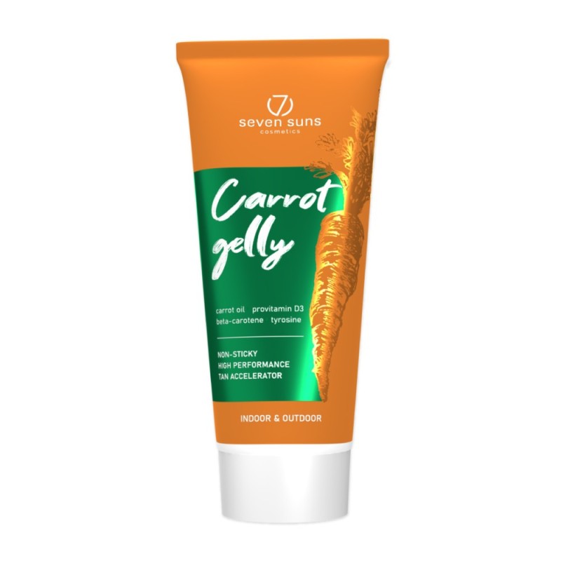 7suns Carrot Gelly Tanning Accelerator 200ml. -7suns Cosmetics -7suns