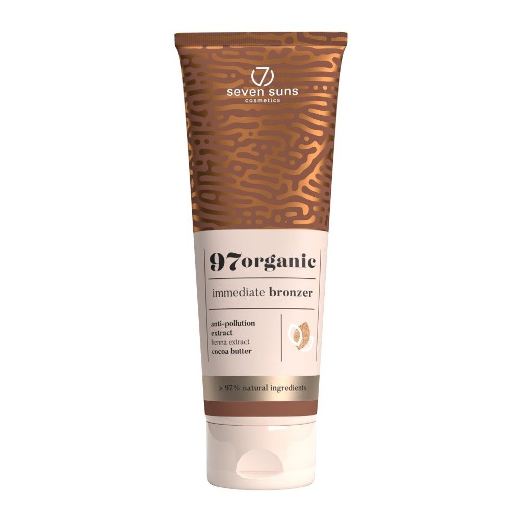7suns 97organic immediate bronzer 250ml.