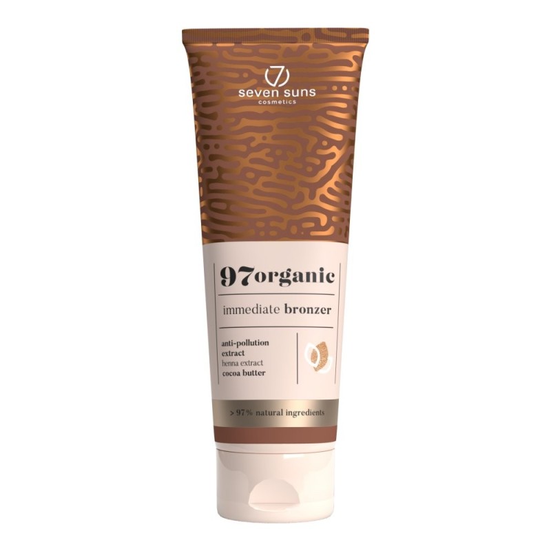 7suns 97organic immediate bronzer 250ml -7suns Cosmetics -7suns