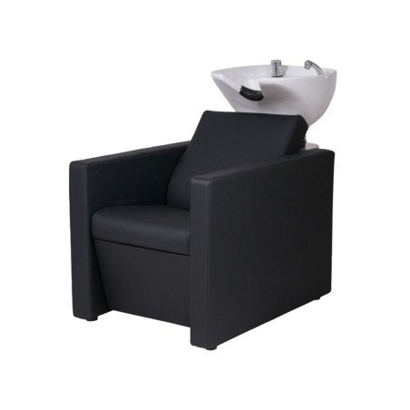 Chaise de shampooing à cuvette en céramique profonde Ripple Weelko