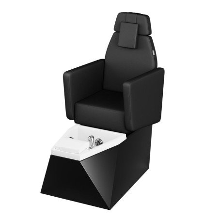 NeoBeauty Sillón de Pedicura SPA LED Total Black de Alta Gama