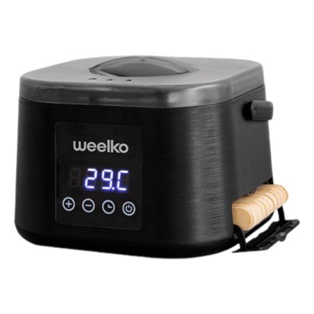Calentador de cera compacto Epilspat Black Weelko - Pantalla digital LED