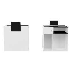 Weelko Yoko Reception Desk: High-Quality, Stylish, and Functional Furniture for Modern Salons. -Weelko -Hairdresser's Receptions