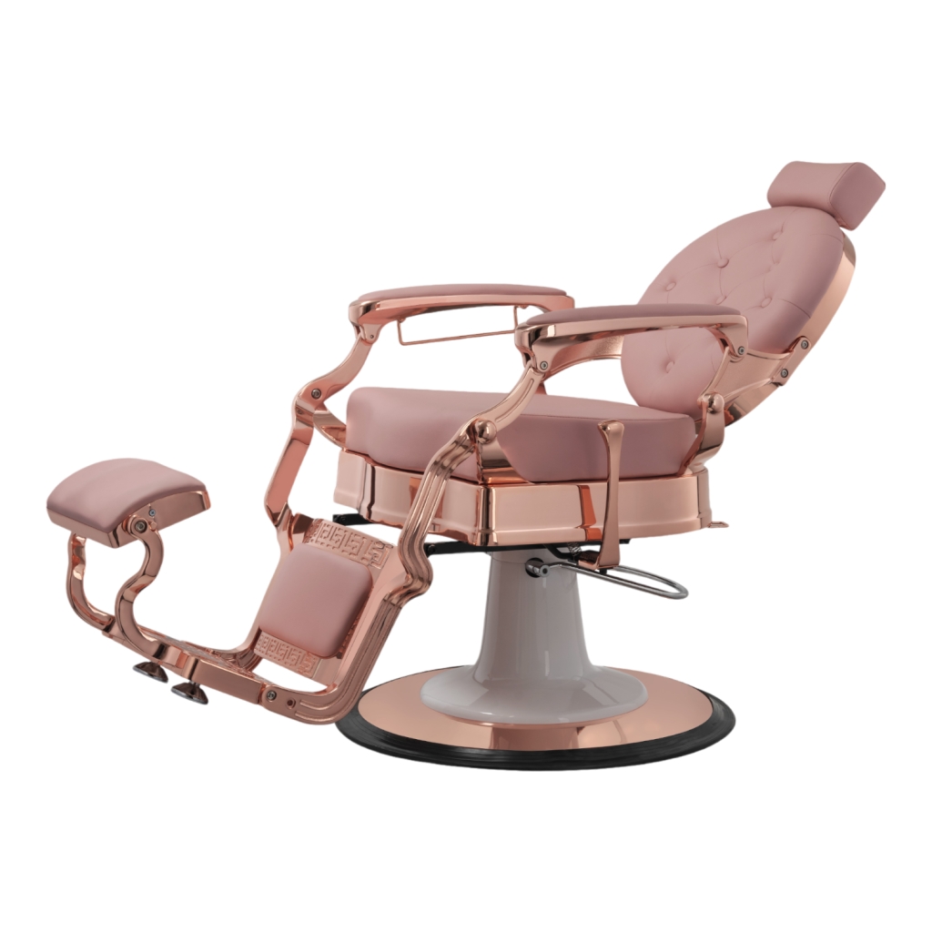 Buzz Rose Barber Chair Vintage Retro by Weelko