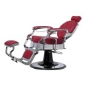 Buzz Silver Bordeaux Weelko Barber Chair: Vintage And Modern -Weelko -Barber chairs