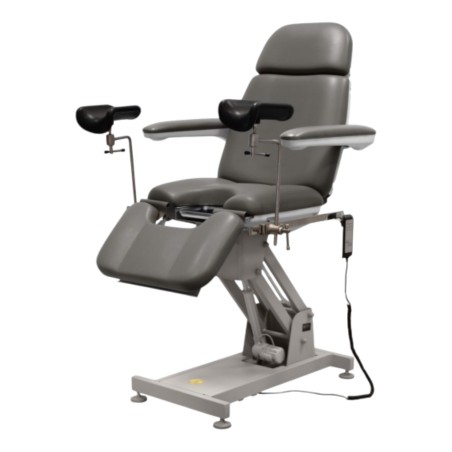 Fauteuil gynécologique électrique 3 moteurs Iliaq Grey - Weelko