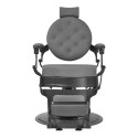 Buzz Black Grey Barber Chair Vintage by Weelko -Weelko -Barber chairs