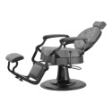 Buzz Black Grey Barber Chair Vintage by Weelko -Weelko -Barber chairs