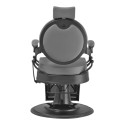 Buzz Black Grey Barber Chair Vintage by Weelko -Weelko -Barber chairs