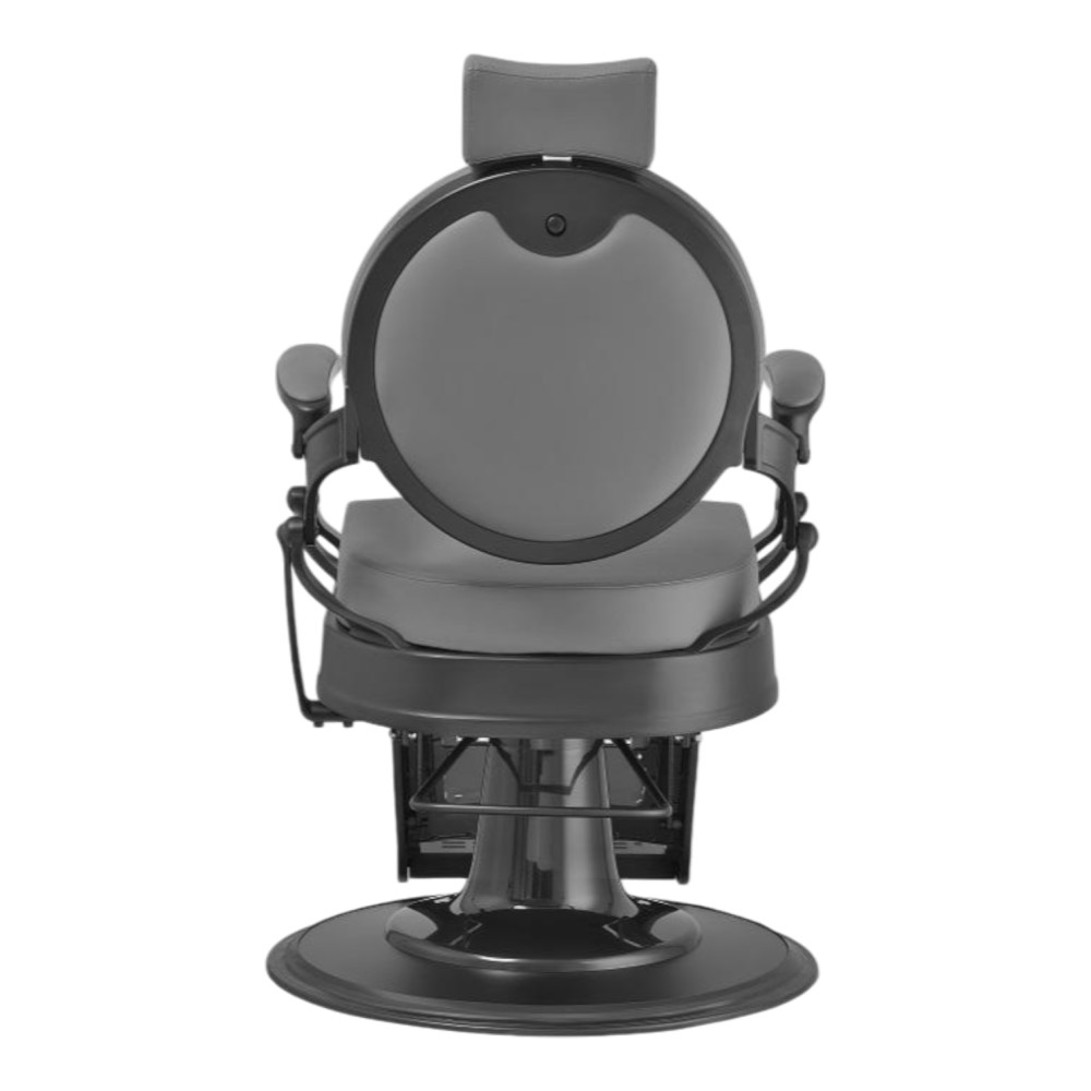 Weelko Barberstuhl Buzz Black Grey – Vintage -Weelko -Barbersessel