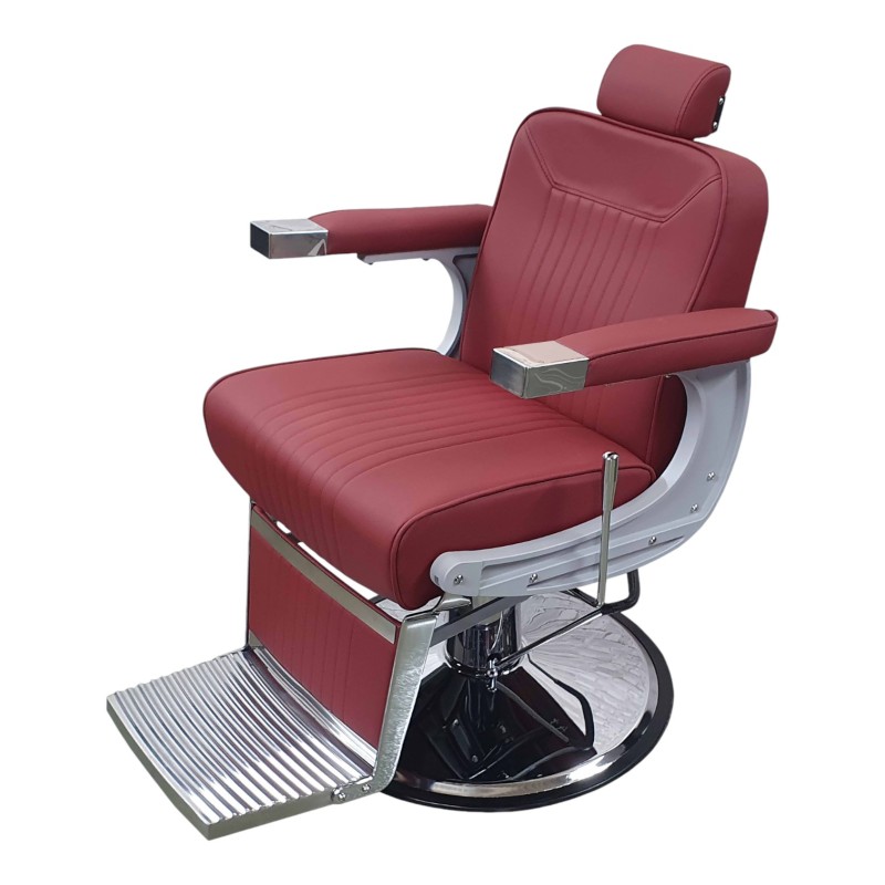Sillón de Barbero Glory Granate Vintage - Fersan -Fersan -Sillones barbero