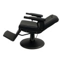 Cadeira de Barbeiro Mamba Black Fersan - Estilo Clássico -Fersan -Cadeiras de barbeiro