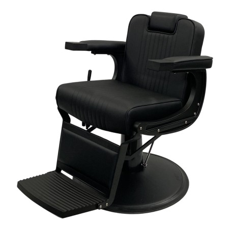 Cadeira de Barbeiro Mamba Black Fersan - Estilo Clássico