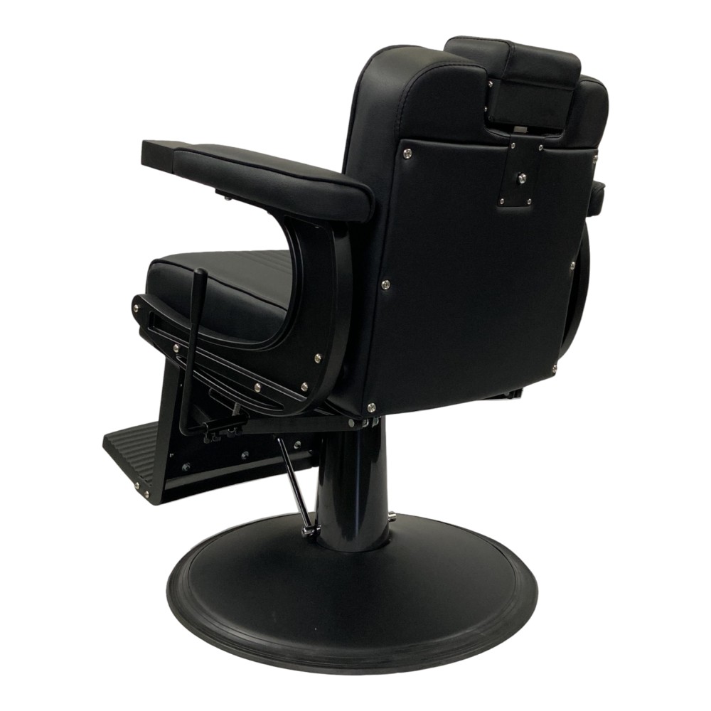 Cadeira de Barbeiro Mamba Black Fersan - Estilo Clássico -Fersan -Cadeiras de barbeiro