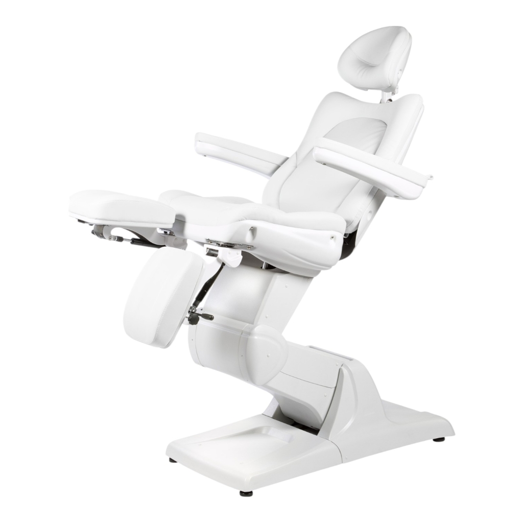 Sadira fauteuil de podologie et de pédicure électrique 3 moteurs blanc - i-Medstetic