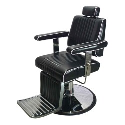 Sillón De Barbero Cut Negro Retro - Fersan -Fersan -Fersan