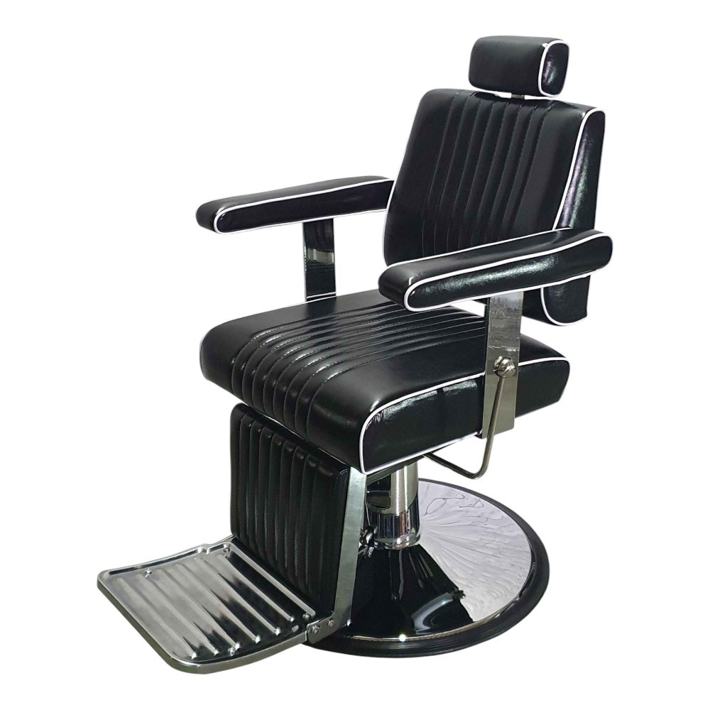 Fauteuil de barbier cut noir rétro - Fersan -Fersan -Fersan