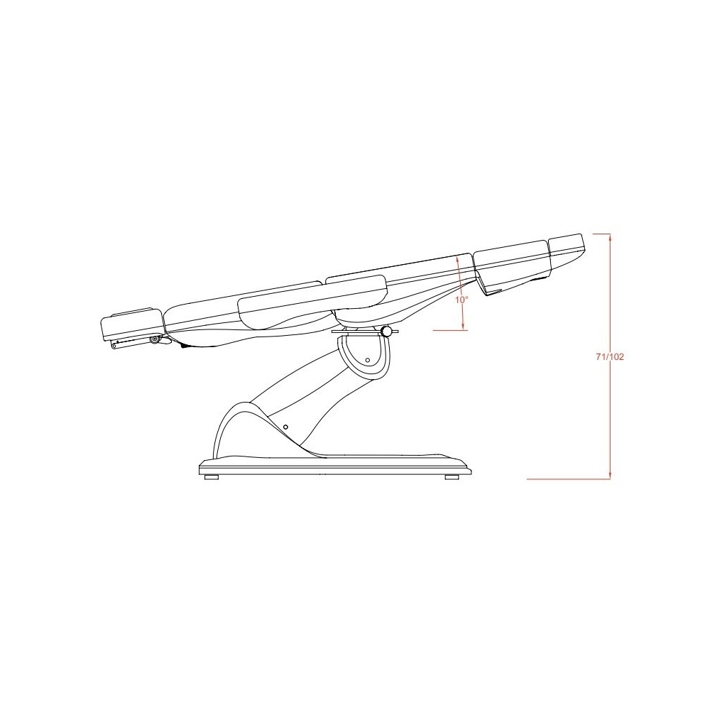 Weelko Tempo Electric Treatment Table, 3 Motors