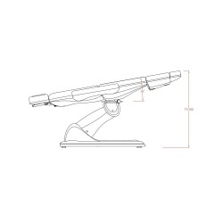 Weelko Tempo Electric Treatment Table, 3 Motors
