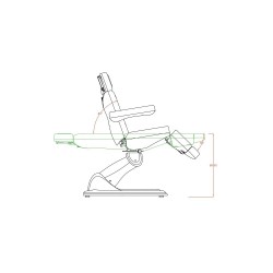 Weelko Tempo Electric Treatment Table, 3 Motors